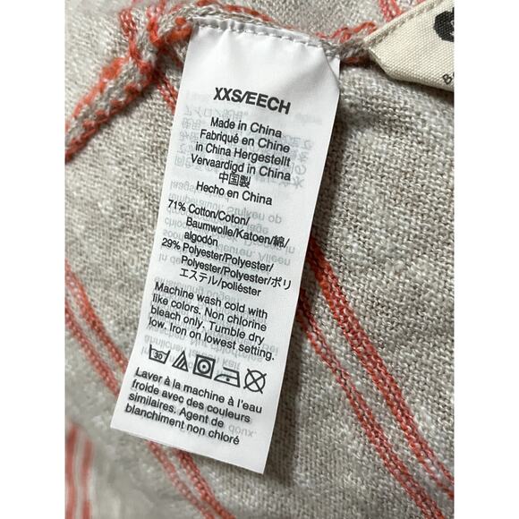 MADEWELL Tan and Orange Cardigan Size XXS Style: #AM932 - Picture 6 of 7